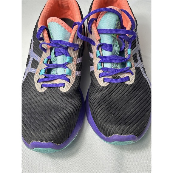 Asics Women's Size 7.5 Running Shoes 1012A985 Purple/ Teal/ Coral Sneakers EU 39 - Picture 15 of 15